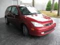 2002 Sangria Red Metallic Ford Focus ZX3 Coupe  photo #3