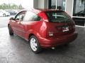 2002 Sangria Red Metallic Ford Focus ZX3 Coupe  photo #6