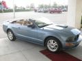 2008 Windveil Blue Metallic Ford Mustang GT Premium Convertible  photo #7