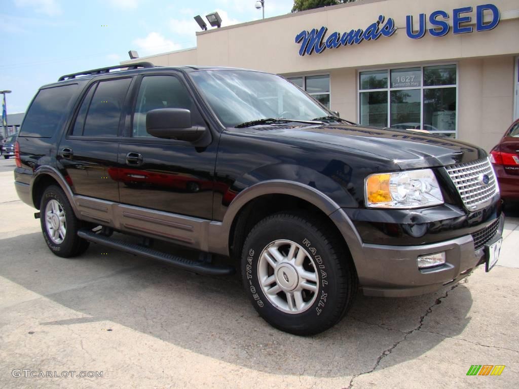 2006 Expedition XLT - Black / Medium Flint Grey photo #2