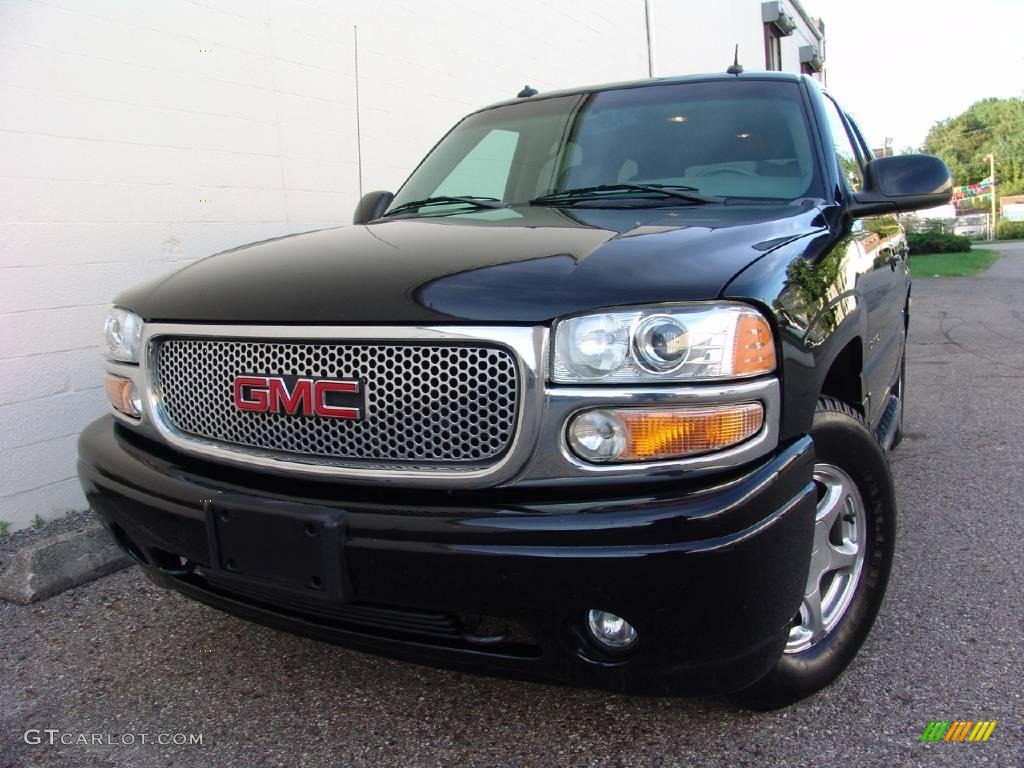 2003 Yukon Denali AWD - Onyx Black / Stone Gray photo #1