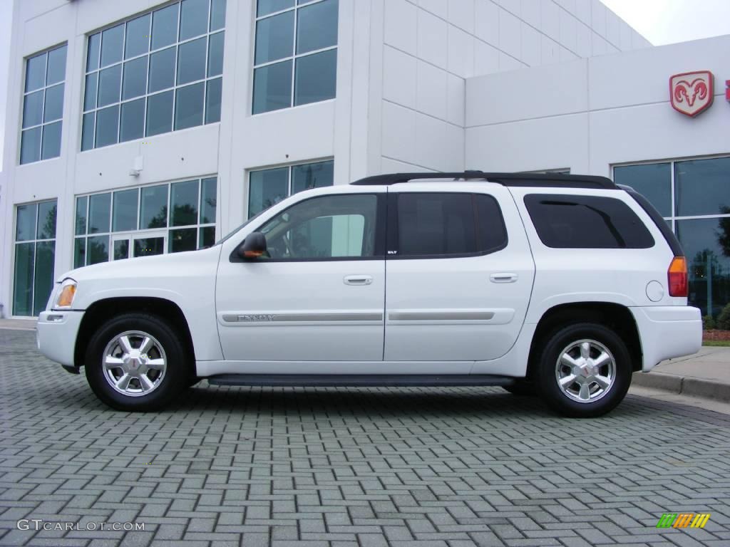 2004 Envoy XL SLT - Summit White / Light Tan photo #2