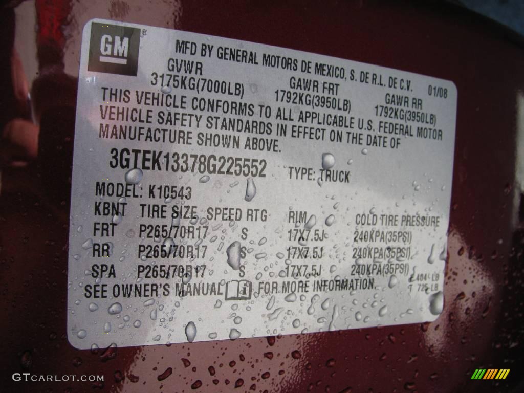 2008 Sierra 1500 SLE Crew Cab 4x4 - Sonoma Red Metallic / Ebony photo #10