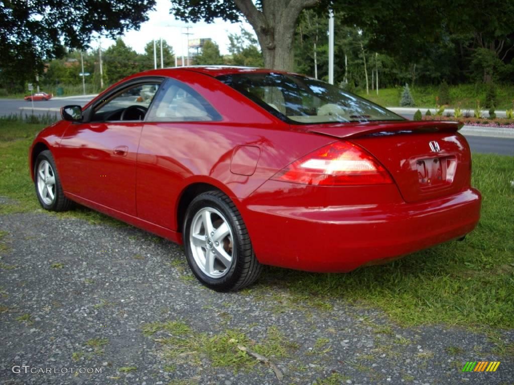 2003 Accord EX Coupe - San Marino Red / Ivory photo #5