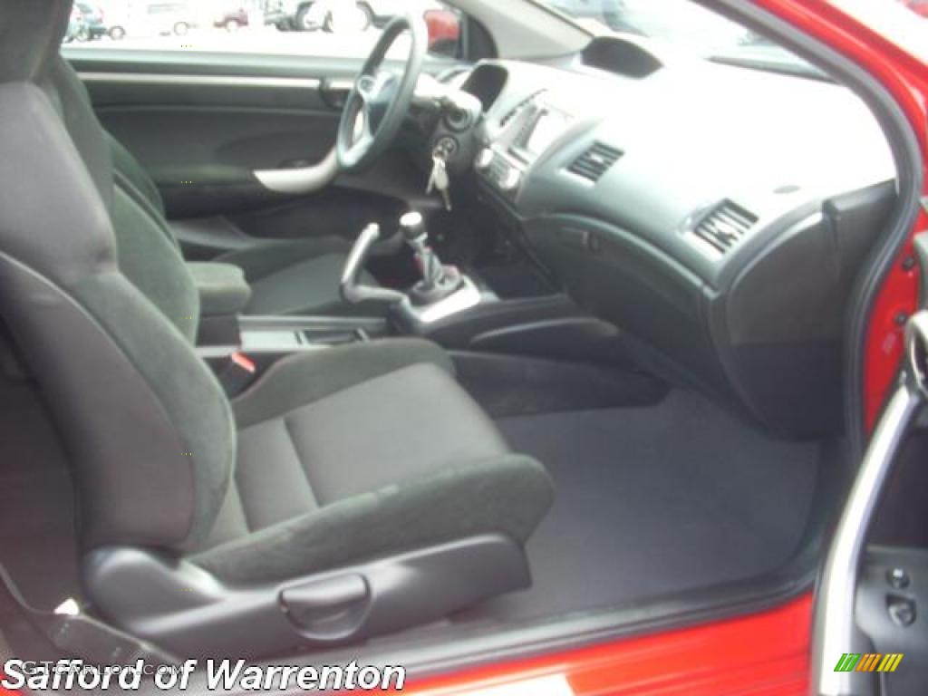 2009 Civic Si Coupe - Rallye Red / Black photo #6