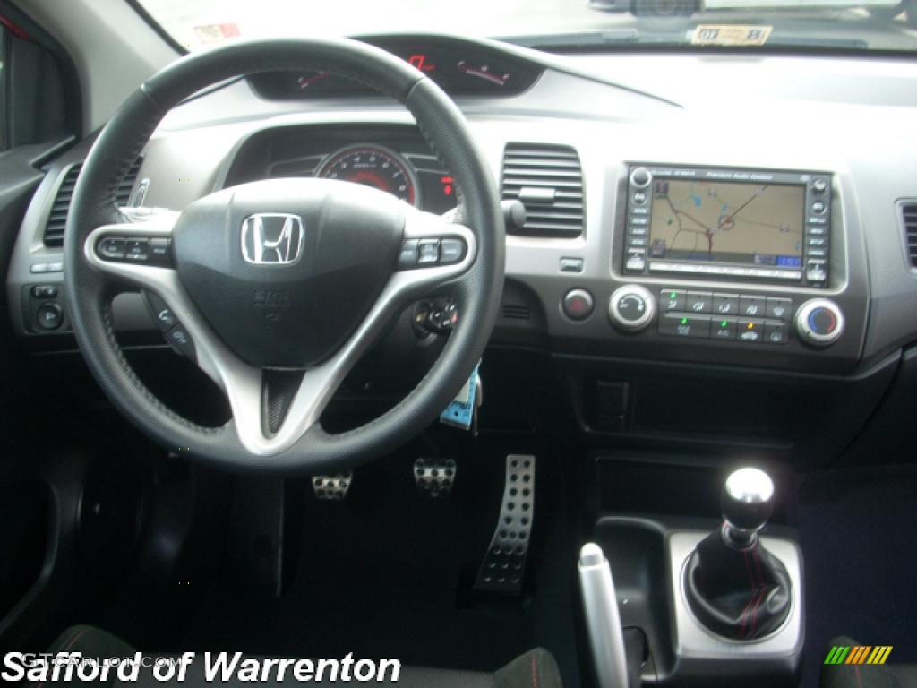 2009 Civic Si Coupe - Rallye Red / Black photo #7