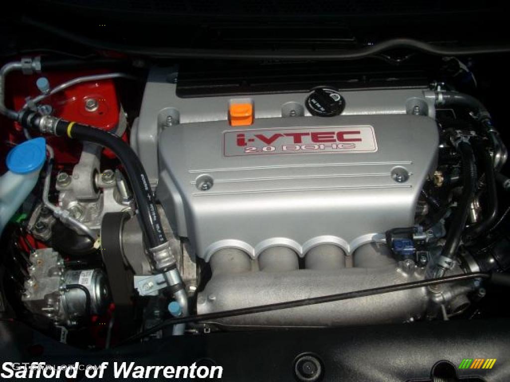 2009 Civic Si Coupe - Rallye Red / Black photo #16