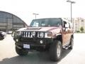 2003 Red Metallic Hummer H2 SUV  photo #2