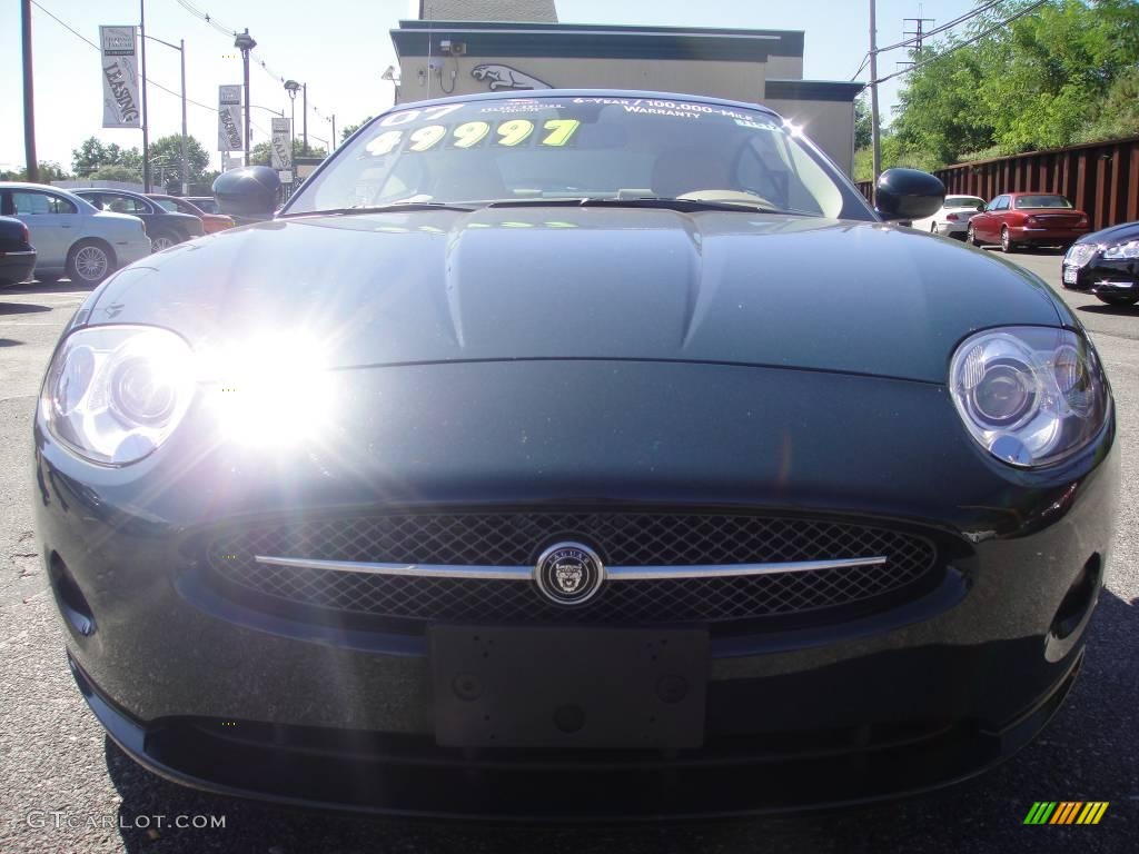 2007 XK XK8 Coupe - British Racing Green / Caramel photo #5