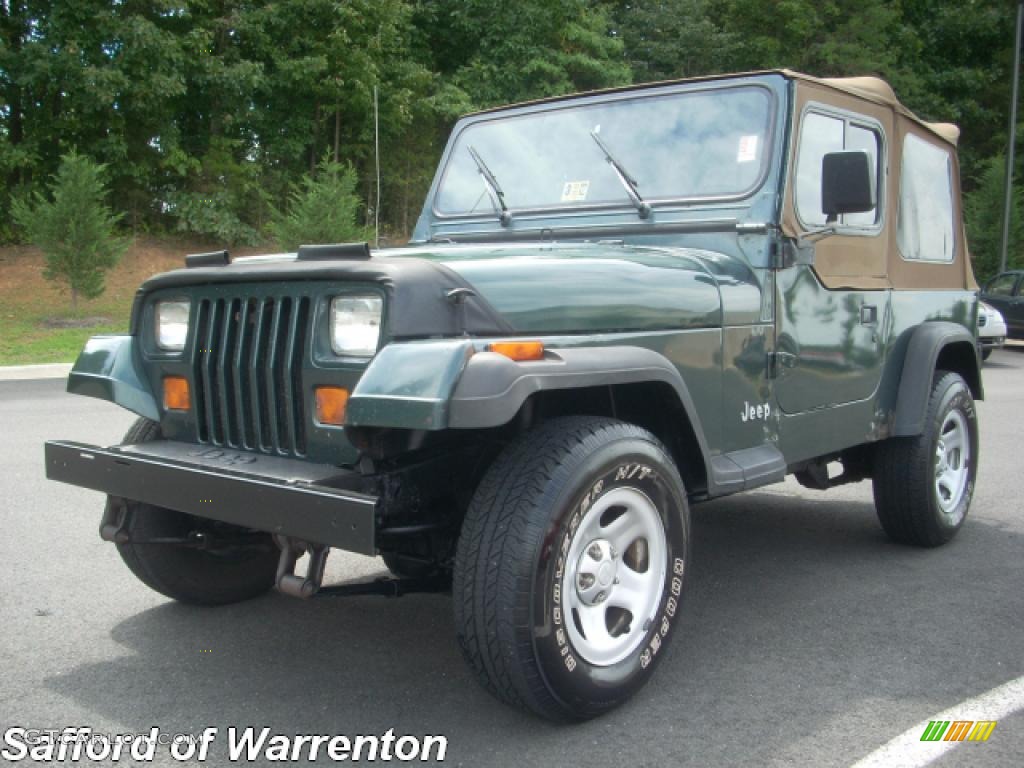 Hunter Green Metallic Jeep Wrangler