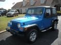 2003 Intense Blue Pearl Jeep Wrangler SE 4x4  photo #1