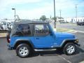 2003 Intense Blue Pearl Jeep Wrangler SE 4x4  photo #6