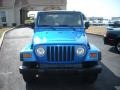 2003 Intense Blue Pearl Jeep Wrangler SE 4x4  photo #8