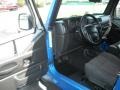 2003 Intense Blue Pearl Jeep Wrangler SE 4x4  photo #9