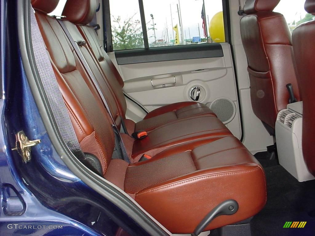 2006 Commander Limited - Midnight Blue Pearl / Saddle Brown photo #14