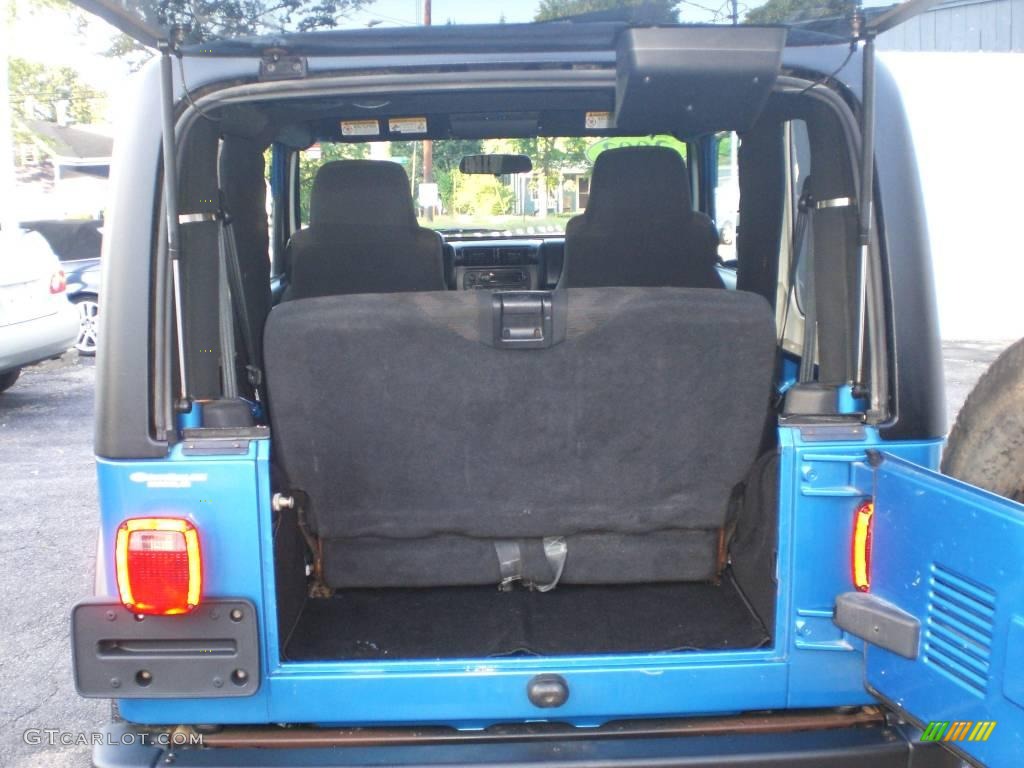 2003 Wrangler Sport 4x4 - Intense Blue Pearl / Dark Slate Gray photo #23