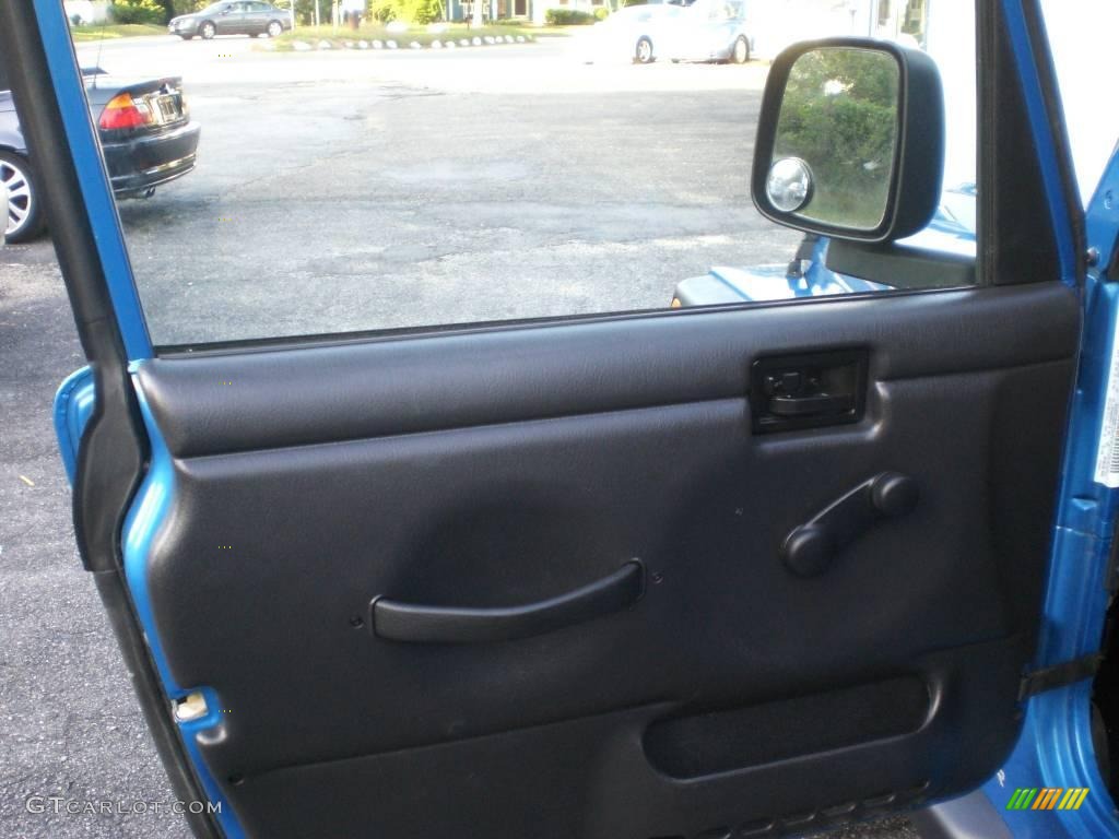 2003 Wrangler Sport 4x4 - Intense Blue Pearl / Dark Slate Gray photo #25