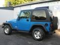 2003 Intense Blue Pearl Jeep Wrangler Sport 4x4  photo #29