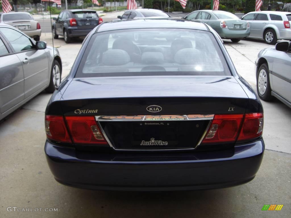2004 Optima LX - Imperial Blue / Gray photo #4