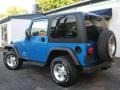 2003 Intense Blue Pearl Jeep Wrangler Sport 4x4  photo #32