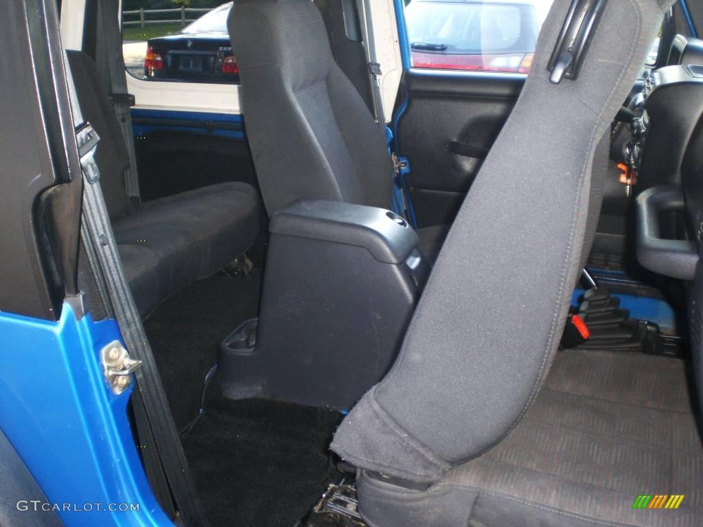 2003 Wrangler Sport 4x4 - Intense Blue Pearl / Dark Slate Gray photo #34
