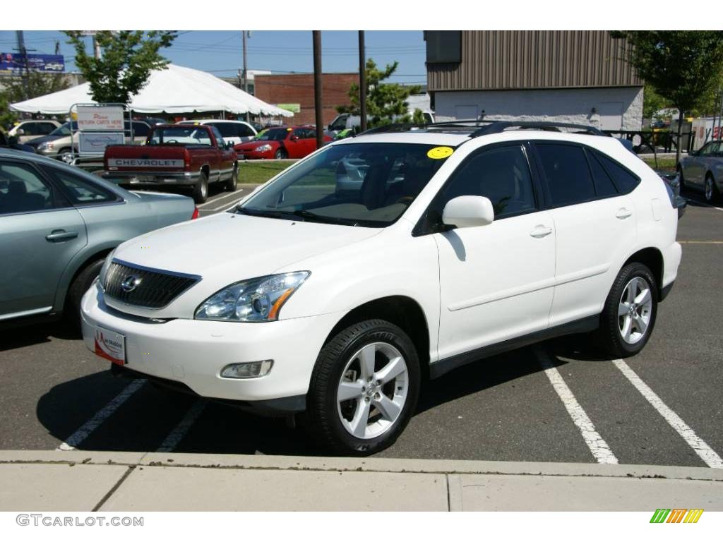 2004 RX 330 AWD - Crystal White Pearl / Ivory photo #1