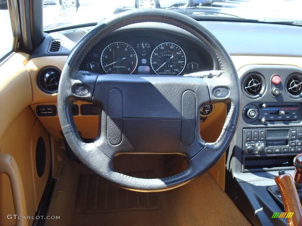 1992 MX-5 Miata Roadster - Brilliant Black / Tan photo #30
