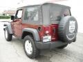 2007 Red Rock Crystal Pearl Jeep Wrangler Rubicon 4x4  photo #3