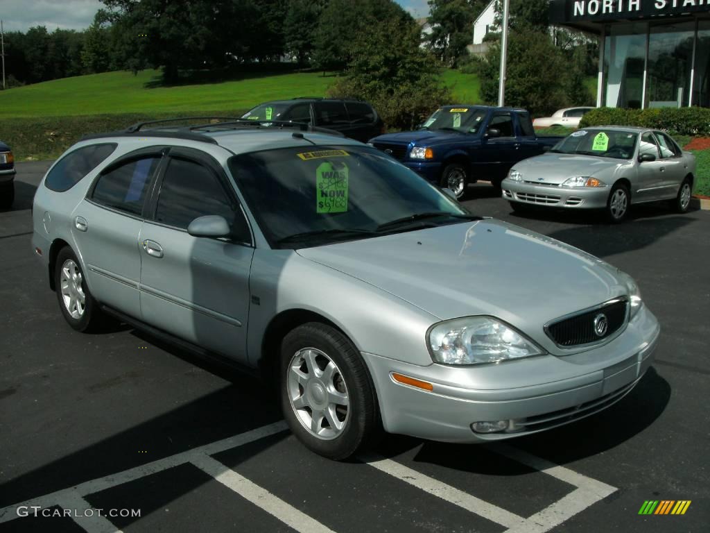 2003 Sable LS Premium Wagon - Silver Frost Metallic / Medium Graphite photo #16