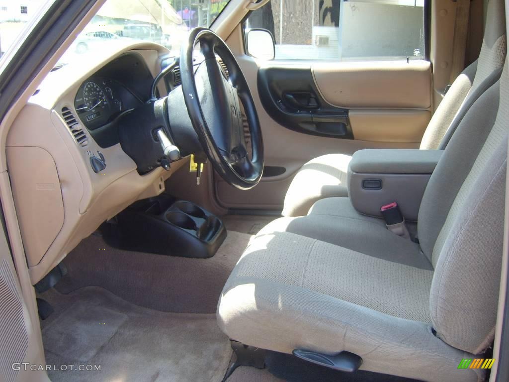 1999 B-Series Truck B3000 SE Extended Cab 4x4 - Harvest Gold Metallic / Tan photo #32
