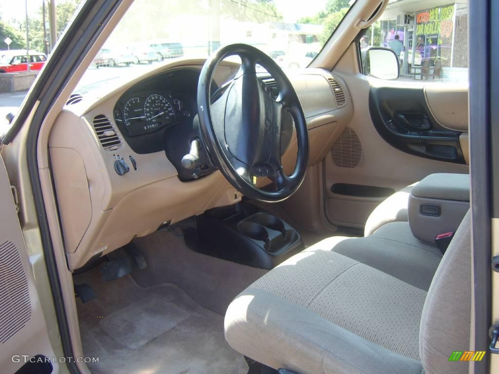 1999 B-Series Truck B3000 SE Extended Cab 4x4 - Harvest Gold Metallic / Tan photo #33