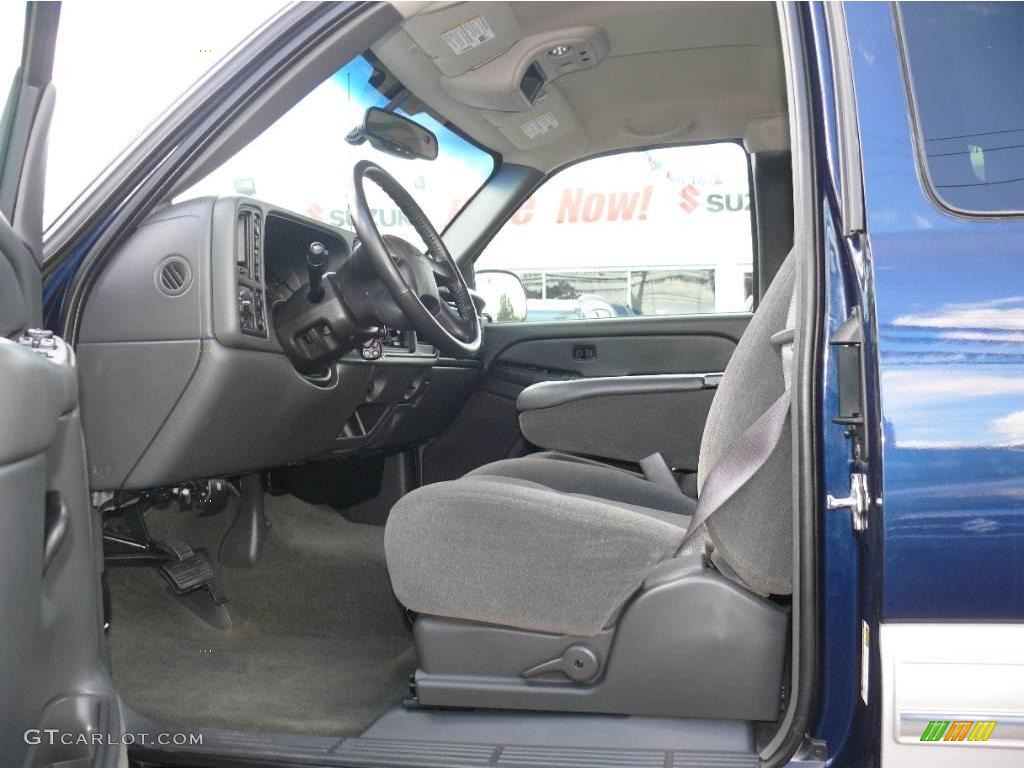 2005 Silverado 1500 Z71 Extended Cab 4x4 - Dark Blue Metallic / Medium Gray photo #7
