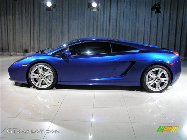 2008 Gallardo Coupe E-Gear - Blu Caelum / Ivory/Blue photo #18