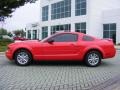 2006 Torch Red Ford Mustang V6 Deluxe Coupe  photo #2