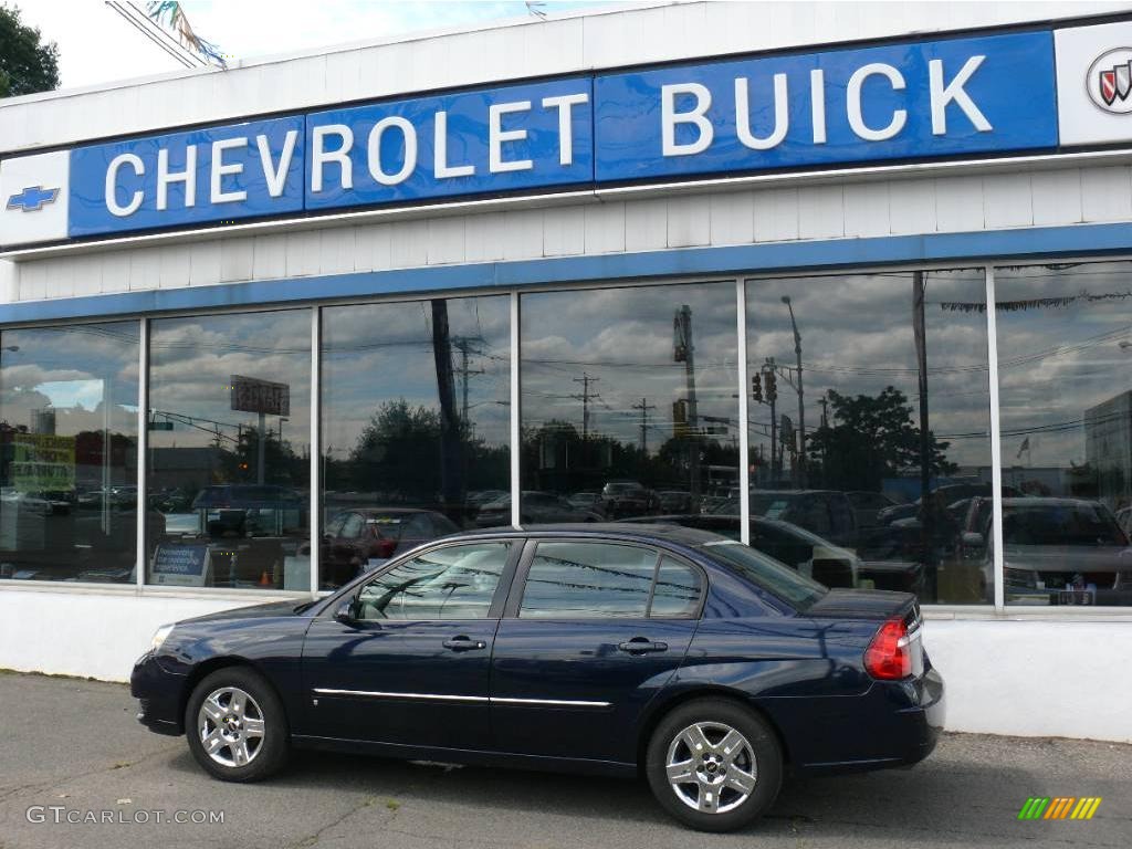 2006 Malibu LT V6 Sedan - Dark Blue Metallic / Ebony Black photo #1