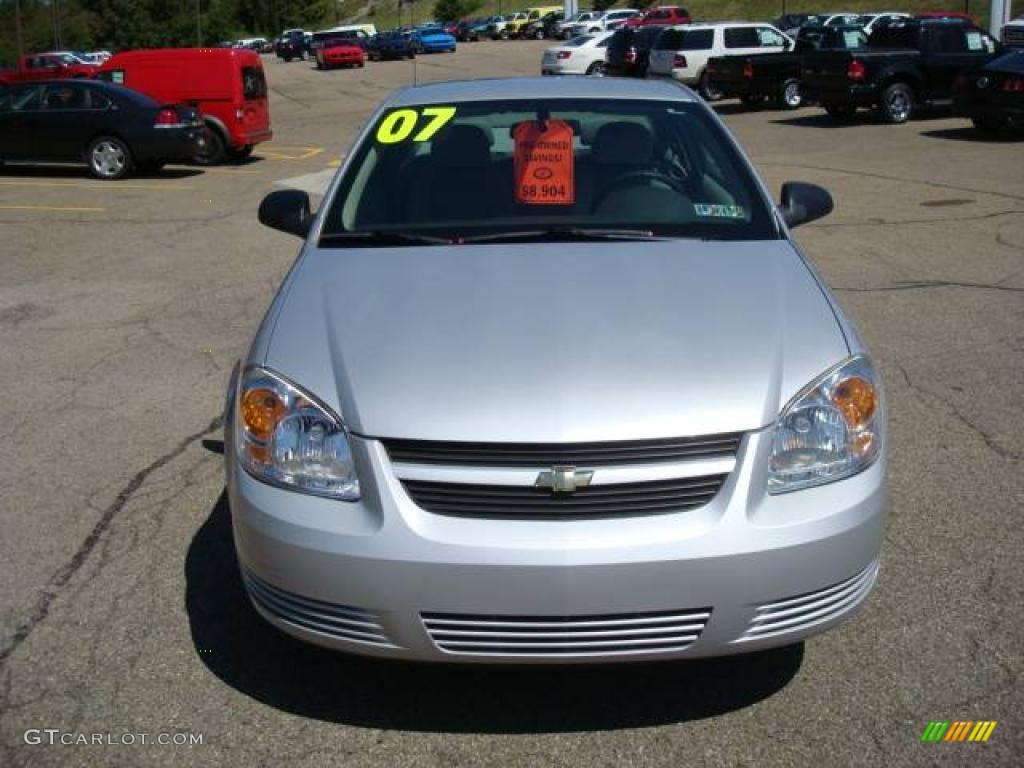 2007 Cobalt LS Coupe - Ultra Silver Metallic / Gray photo #10