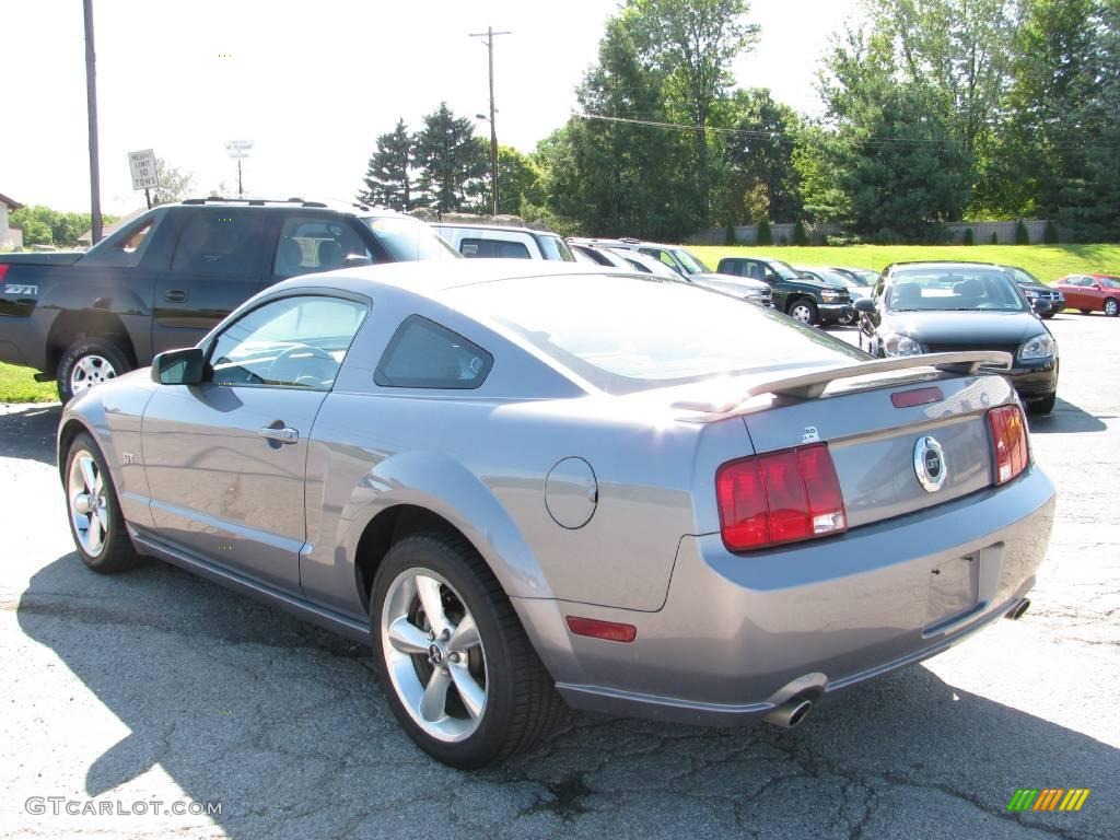 2007 Mustang GT Premium Coupe - Tungsten Grey Metallic / Dark Charcoal photo #3