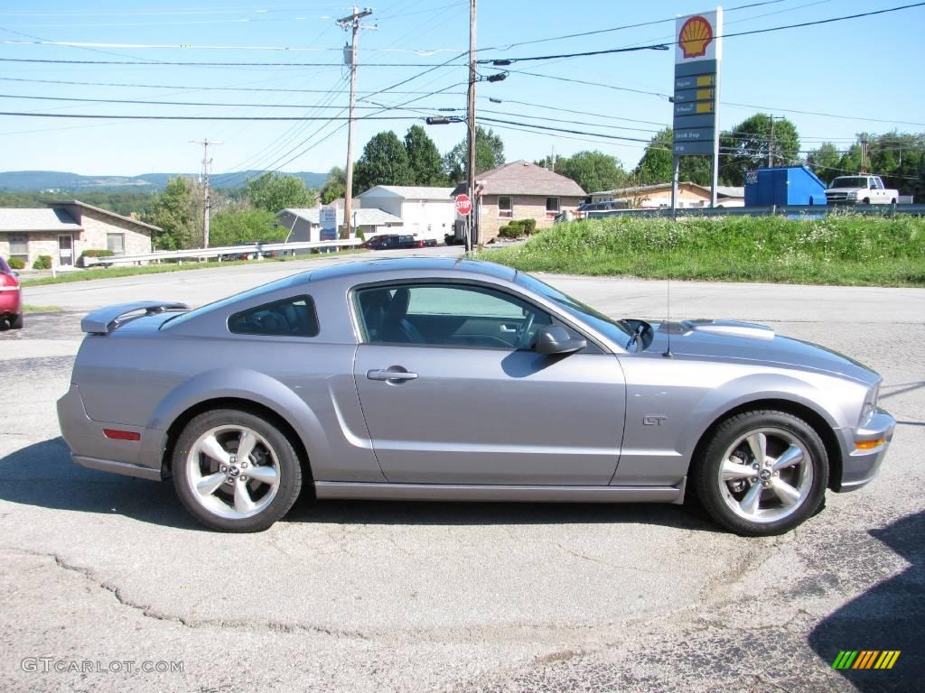 2007 Mustang GT Premium Coupe - Tungsten Grey Metallic / Dark Charcoal photo #8