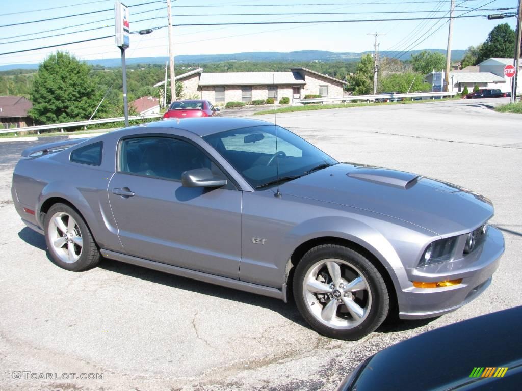 2007 Mustang GT Premium Coupe - Tungsten Grey Metallic / Dark Charcoal photo #11