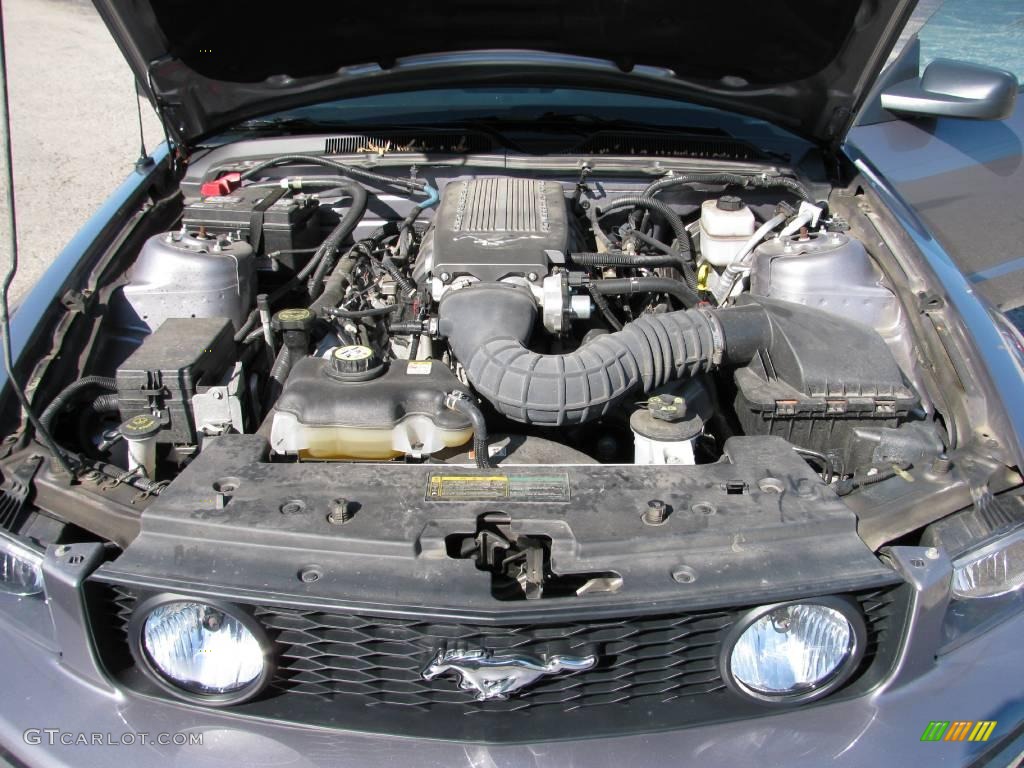 2007 Mustang GT Premium Coupe - Tungsten Grey Metallic / Dark Charcoal photo #31