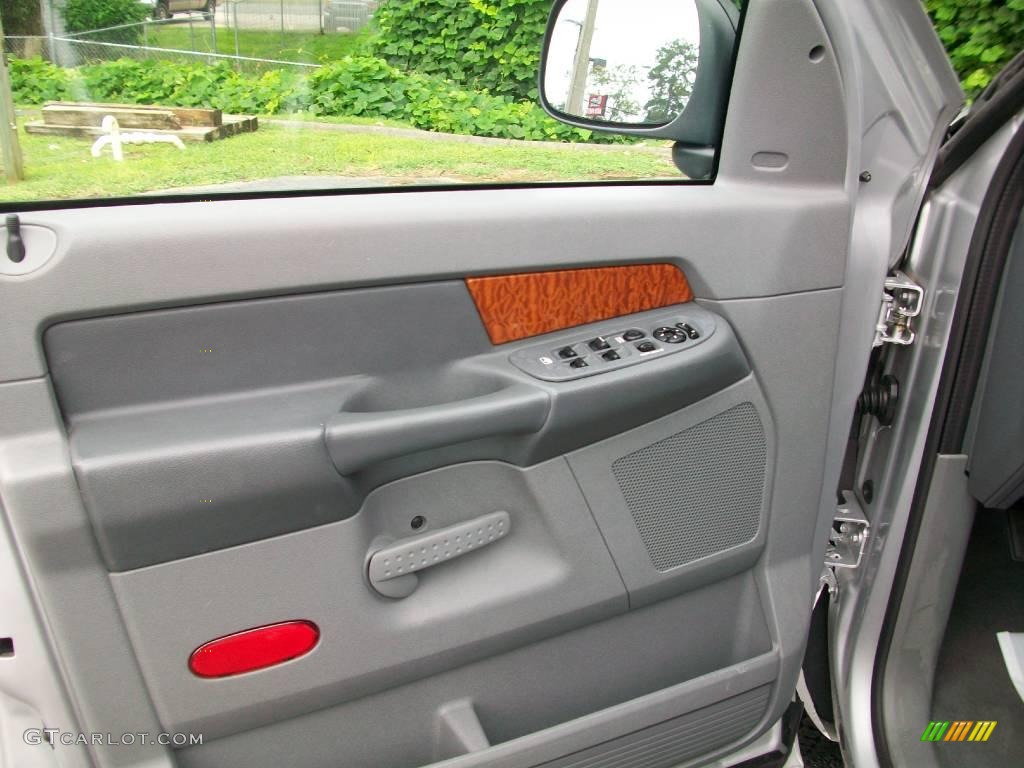 2006 Ram 1500 SLT TRX Quad Cab 4x4 - Bright Silver Metallic / Medium Slate Gray photo #9