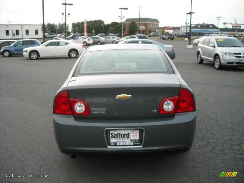 2008 Malibu LS Sedan - Dark Gray Metallic / Titanium Gray photo #4