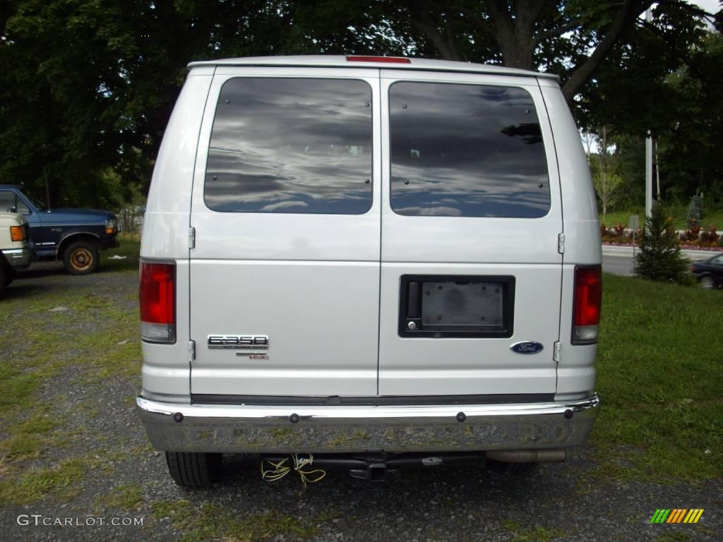 2008 E Series Van E350 Super Duty XLT Passenger - Silver Metallic / Medium Flint photo #5