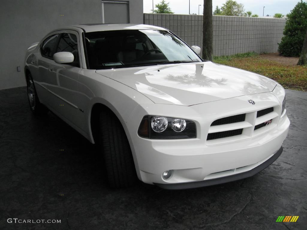 2007 Charger R/T - Stone White / Dark Slate Gray photo #3