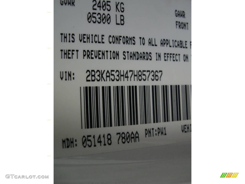 2007 Charger R/T - Stone White / Dark Slate Gray photo #23