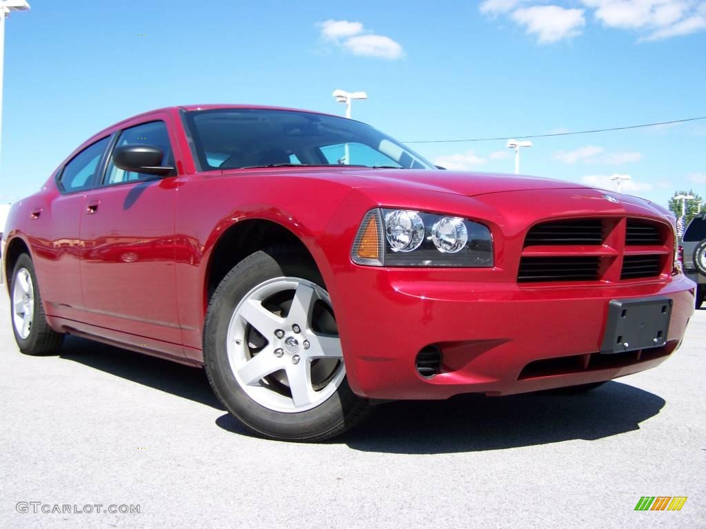 Inferno Red Crystal Pearl Dodge Charger