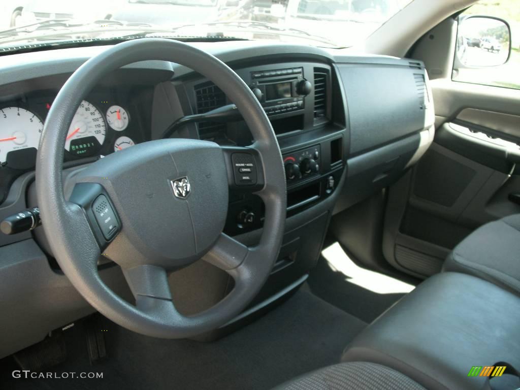 2008 Ram 1500 SLT Quad Cab 4x4 - Patriot Blue Pearl / Medium Slate Gray photo #7