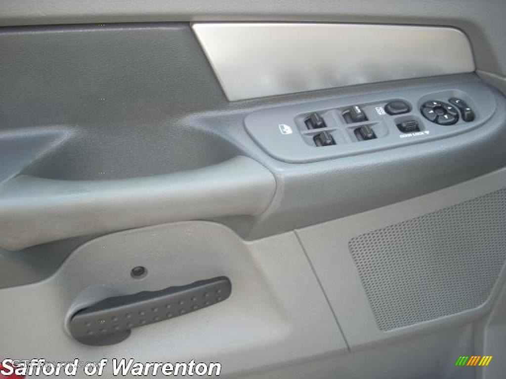 2008 Ram 1500 Big Horn Edition Quad Cab 4x4 - Bright White / Medium Slate Gray photo #13