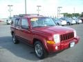 2006 Inferno Red Pearl Jeep Commander 4x4  photo #7