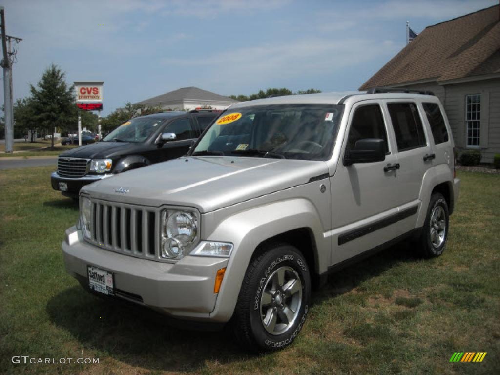 2008 Liberty Sport 4x4 - Light Graystone Pearl / Pastel Pebble Beige photo #1